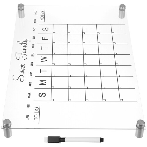 4Ensembles Tableau Effaçable Transparent En Pour Bureaux 1