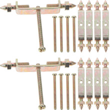 40Pièces Boîte De Montage Électrique PVC Or Pour Installation Murale
