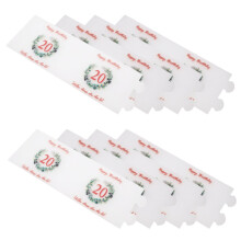 24Pièces Protections Bougies PVC Anti-Vent Multicolores Pour Jardin