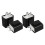4Pièces Relais Clignotant Moto LED ABS Noir Durable 1