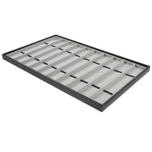 4St Zwarte Organizer Met Flanel, Luxe Sieraden- En Horlogebak