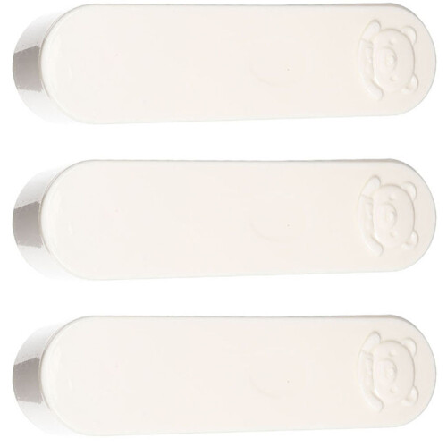 9Pièces Boîte Rangement Bear PP Blanche Pour Coton Et