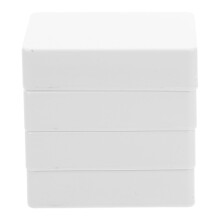 8Pièces Boîtes De Portables Blanches ABS Pour Objet Valuables
