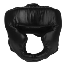 3Pièces Casques Boxe Ventilés En PU Noir Pour Entraînement Sécurisé