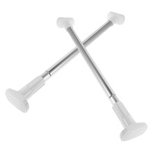 10Pièces Barre Réglable Placard Acier Robuste Usage