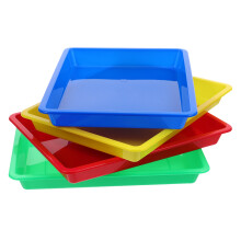 8Pièces Plateaux De Service Polypropylène Couleurs Vives Pour École