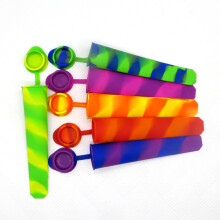 12Pièces Moules Barres Glace Silicone Couleurs Variées Pour Enfants