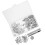 2Sets Grommet Kit Mit Für DIY Handwerk Silber 2