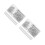 2Sets Grommet Kit Mit Für DIY Handwerk Silber 9
