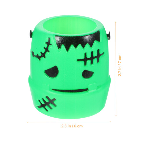 12Pièces Seaux Cadeaux Halloween Vert Pour Et Snacks