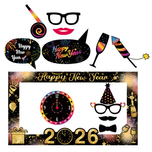 4Sets Robustes Neujahrs Party Set Mit Brillen Und