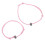 8Pièces Bracelet Main Casse-Vitre Rose Urgence 2