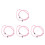8Pièces Bracelet Main Casse-Vitre Rose Urgence 7