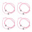 8Pièces Bracelet Main Casse-Vitre Rose Urgence 8