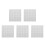 5Pcs Durable White Peel Stick Tile Stickers for Bathroom Kitchen Walls 4