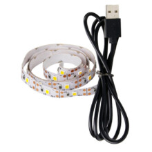 Binnen Led Strip 5V USB Lamp 2835 Tiras Led Light Strip Achtergrondverlichting TV Slaapkamerverlichting 0.5M Koud Wit