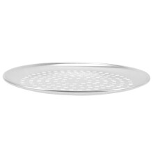 3Pcs Silver Aluminum Pizza Pans Nonstick with Heat-Dissipating Holes