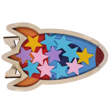2Pièces Outil De Gestion Comportement Bois Multi Couleurs Enfants