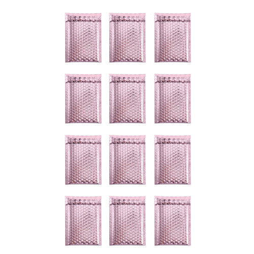 36Pcs Pink Bubble Package Envelopes Strong Waterproof Packing Bags