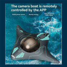 Submarinos RC con Cámara HD de Seis Vías y Transmisión en Tiempo Real con Aplicación WIFI. Barcos RC para Exteriores.