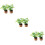 6Ud Decoración Con Plantas En Miniatura Artificiales Multicolor 11