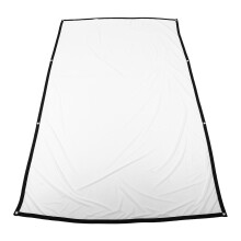 4St Draagbaar Projector Scherm Polyester 16:9 Wit Camping En Theater