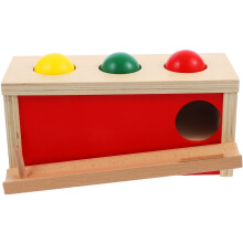 2Ensembles Jouets En Bois Bébé 6-12 Mois Boîte À Billes Éducative