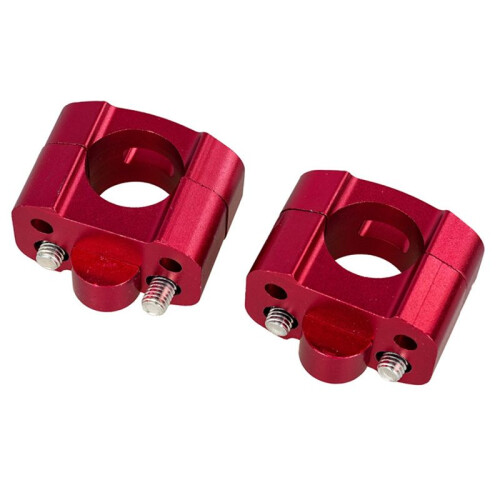 Motocross Street Car Modification CNC Handlebar 28mm Direction Aluminum Clamp Adapter Code Retainer 2 Pack 1