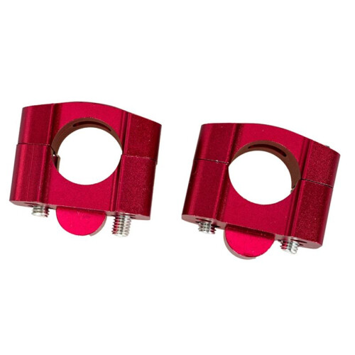 Motocross Street Car Modification CNC Handlebar 28mm Direction Aluminum Clamp Adapter Code Retainer 2 Pack 2