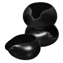 12St Zwarte Melkdispenser Keramisch Met Comfortabele Nordic Handgreep