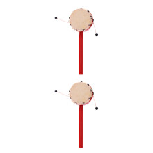 4Pièces Tambour Chinois Rouge Jouets Musicaux Pour Bébé