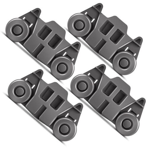 4PCS W10195416 Dishwasher Wheels Lower Rack for     Dish Rack Replacement Parts
