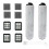 Replacement Brush Roller Filter Set for  CrossWave HF3 3649A Filters Crosswave Vacuum Cleaner 1