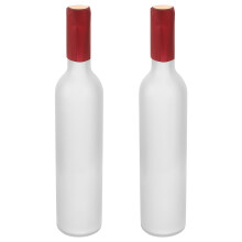 4Pièces Bouteilles En Verre Multifonction Décoratives Vides