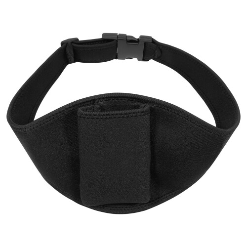 10Pièces Sac Ceinture Microphone Nylon Noir Ajustable Pour Supporteurs