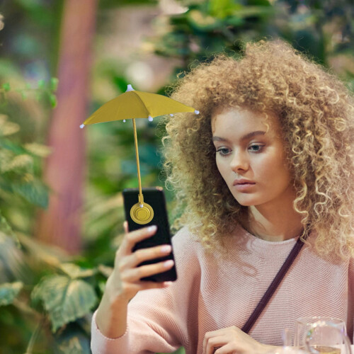 Guarda-chuva magnético retrátil para celular, protetor solar para iPhone 2
