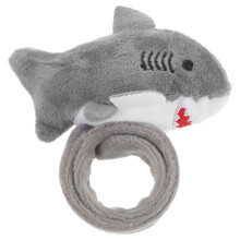 4Pièces Bracelets Slap Animaux Peluche Gris Accessoires Déco Fête