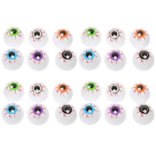 120Pièces De Plastique Coloré Halloween Décor Élastique Amusant