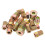 24St Gouden Messing Remleiding Koppelingen Kit Compressie Adapter Auto 1
