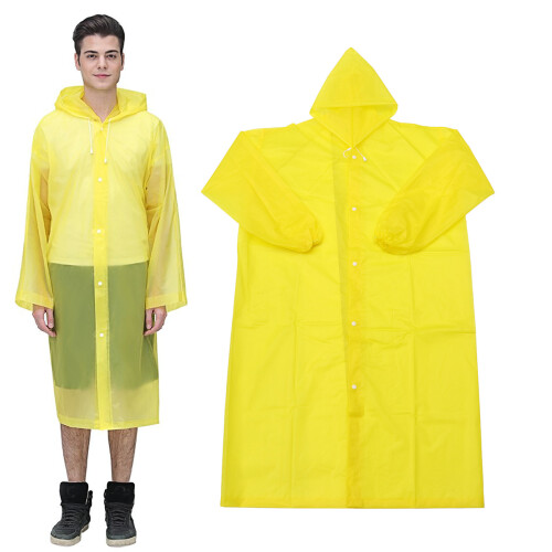 Volwassene Regenjas Met Capuchon Waterdicht Ademend