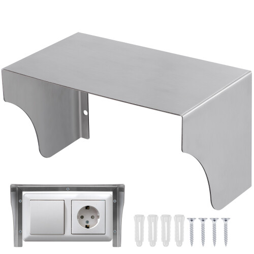 2Pièces Protection Extérieure Étanche En Acier Inox