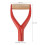 Replacement Shovel Handle, 1.22in Inside Diameter, Durable Iron Construction For Yard Work 6