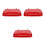 3Pièces Couvercles Rouge Pour Cuisine Jardin 9
