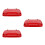 3Pièces Couvercles Rouge Pour Cuisine Jardin 10