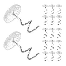 120Pièces Épingles De De Lit Transparentes Acier Inoxydable PP