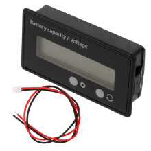 Moniteur Batterie Robuste Plastique Noir Pour Camping-Car