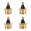 4Stk Vielseitiger Rv Messingadapter Wasserleitung Luftausbläser 4