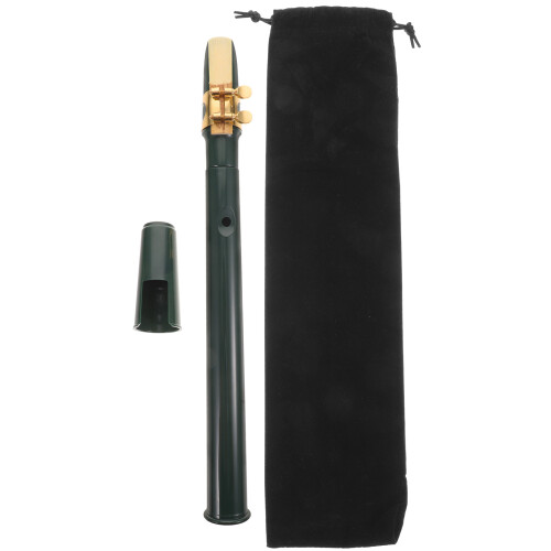 3Pièces Saxophone De Poche Vert ABS Portable Mini Instrument Musical