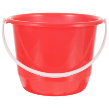 3Pièces Seau Plastique Rouge Compact À Pour Nettoyage