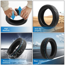 10 Inch Electric Scooter Wheel Rubber Tyre Tubeless CST 10.5x2.5 Vacuum Tyre for P65 P100 Kickscooter